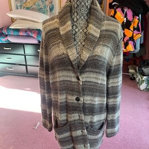 Ralph Lauren Denim and Supply v neck rolled collar button down cardigan
